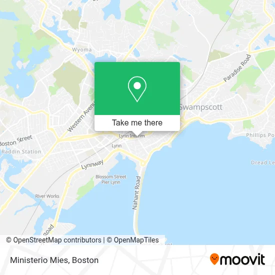 Ministerio Mies map