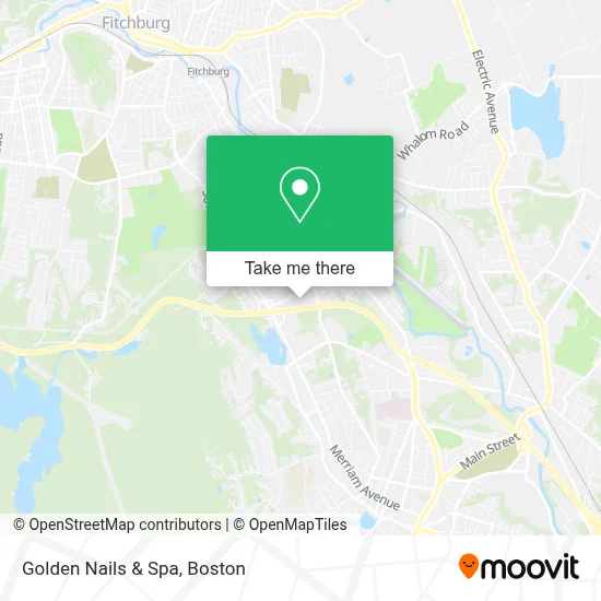 Golden Nails & Spa map