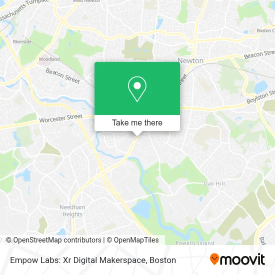 Empow Labs: Xr Digital Makerspace map