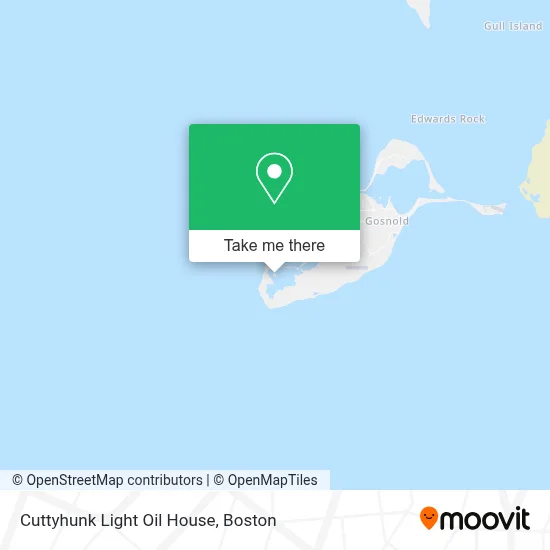 Cuttyhunk Light Oil House map