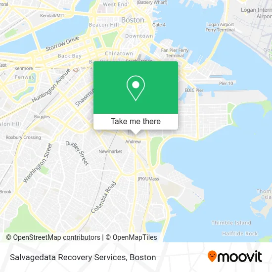 Salvagedata Recovery Services map