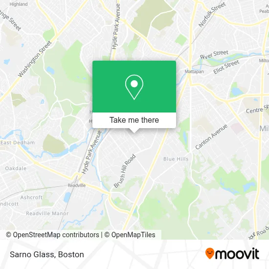 Sarno Glass map