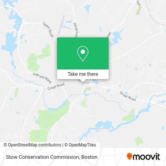Stow Conservation Commission map