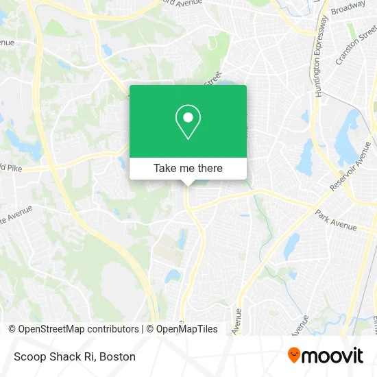 Scoop Shack Ri map
