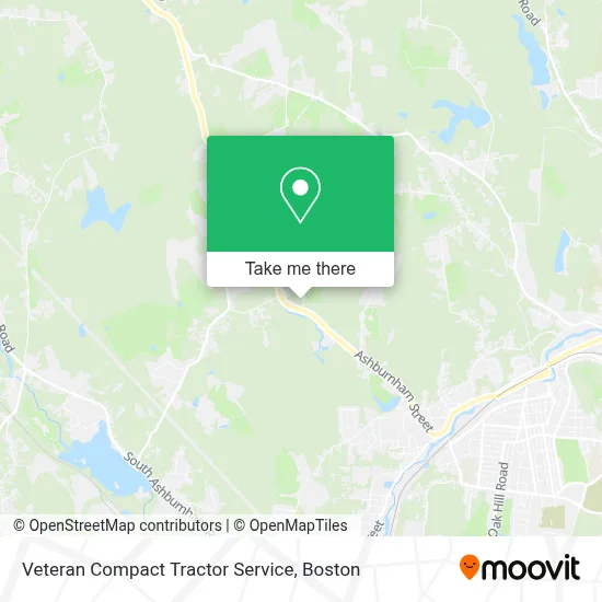 Veteran Compact Tractor Service map