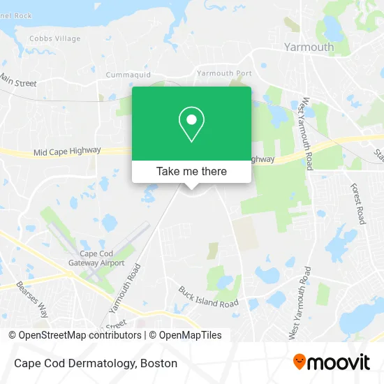 Cape Cod Dermatology map