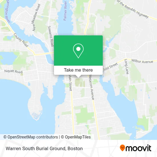 Warren South Burial Ground map