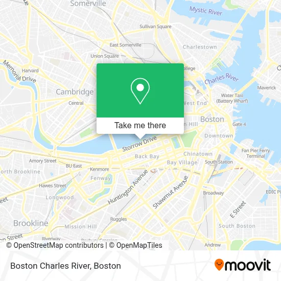 Boston Charles River map