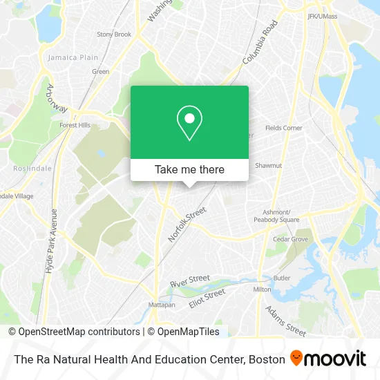 The Ra Natural Health And Education Center map
