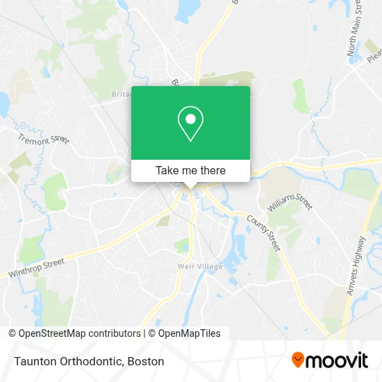 Taunton Orthodontic map