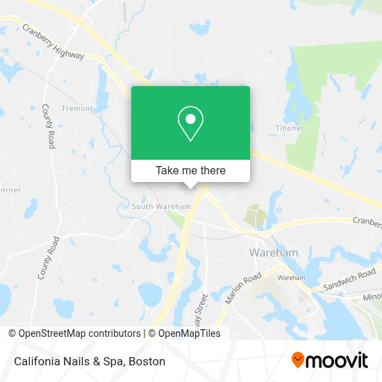Califonia Nails & Spa map