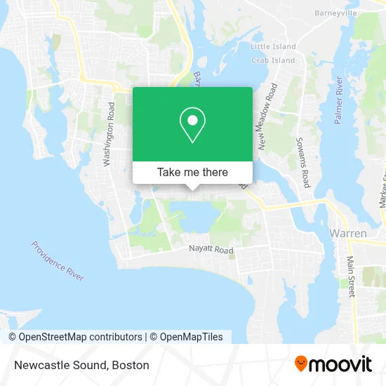Newcastle Sound map
