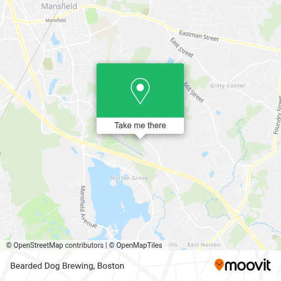 Bearded Dog Brewing map