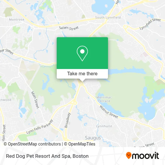 Red Dog Pet Resort And Spa map