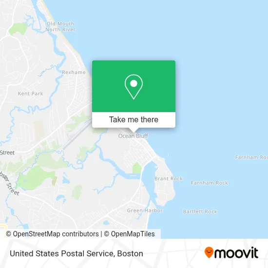 United States Postal Service map