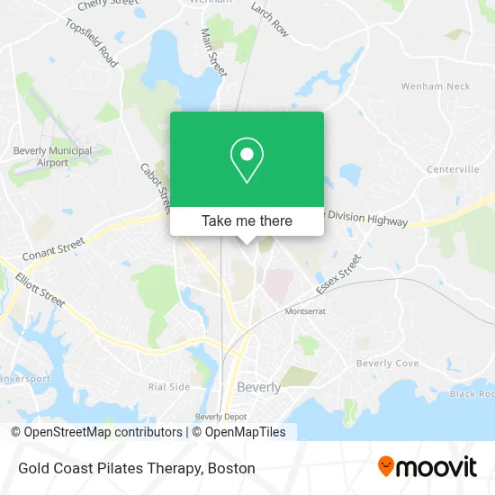 Gold Coast Pilates Therapy map