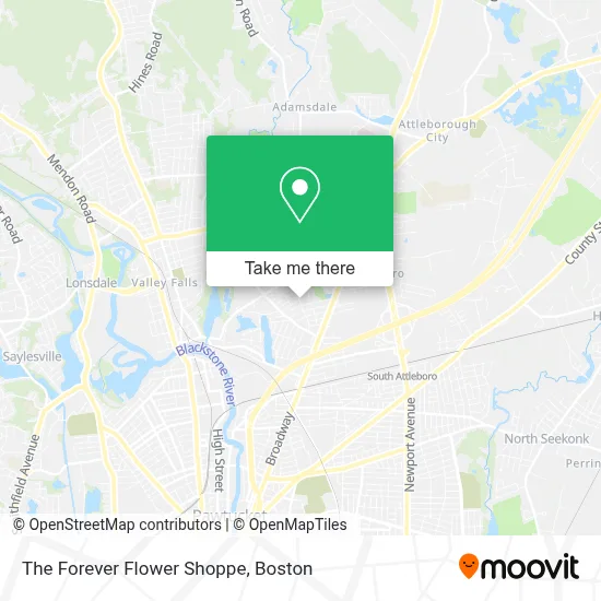 The Forever Flower Shoppe map