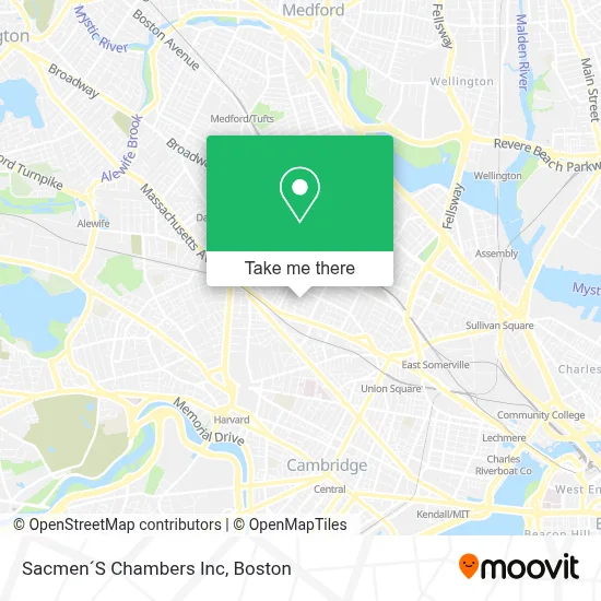 Sacmen´S Chambers Inc map