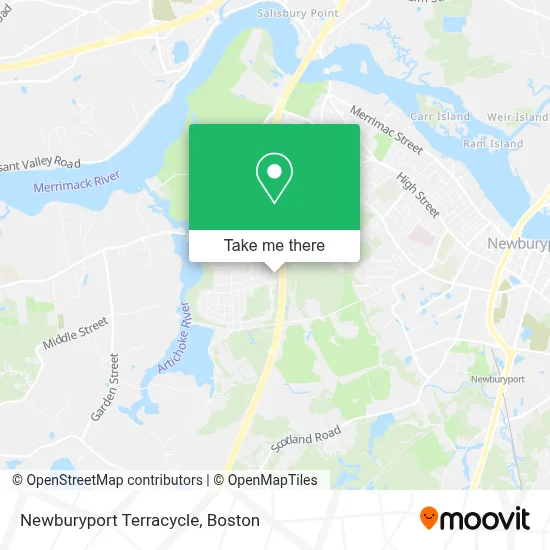 Newburyport Terracycle map