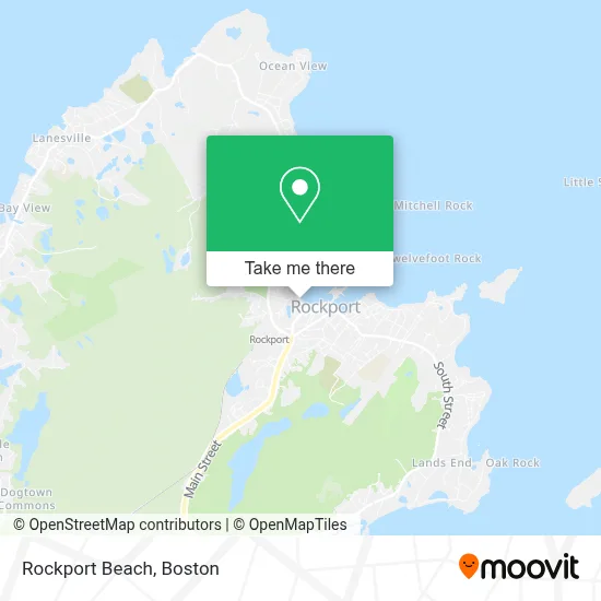 Rockport Beach map