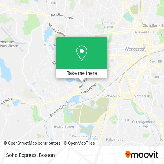 Soho Express map
