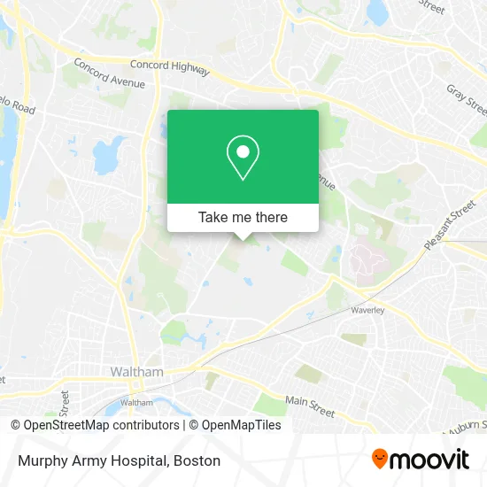 Murphy Army Hospital map
