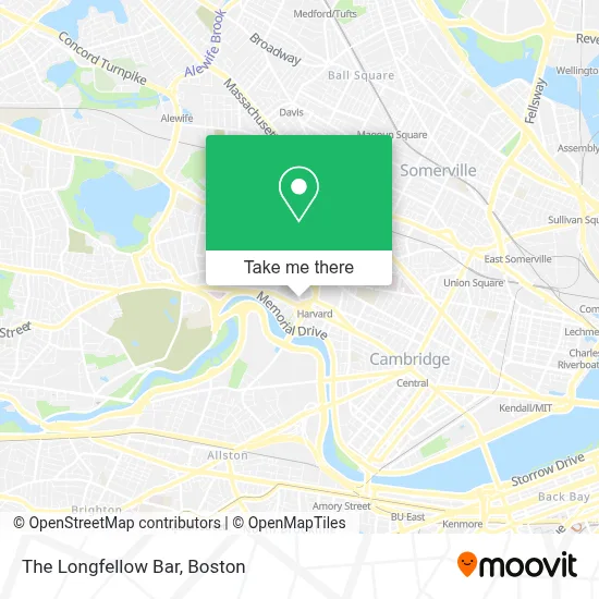 The Longfellow Bar map