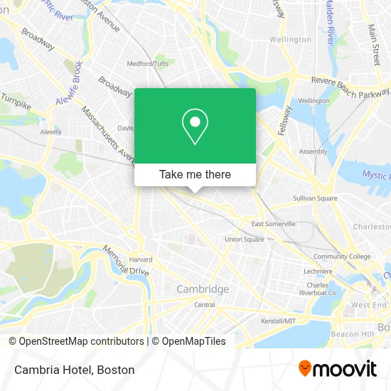 Cambria Hotel map