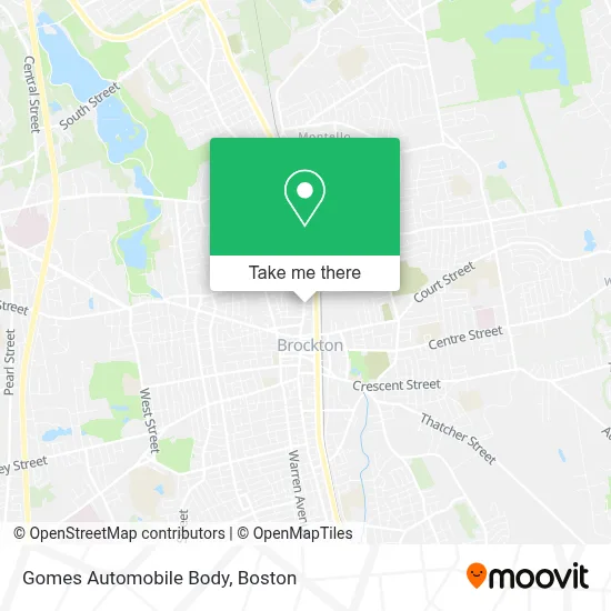 Gomes Automobile Body map