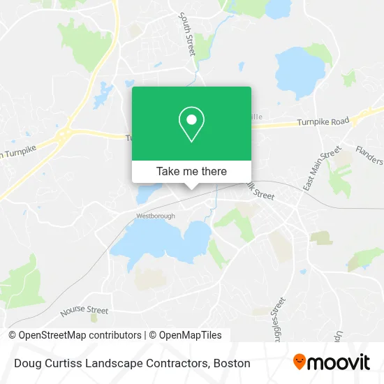 Doug Curtiss Landscape Contractors map