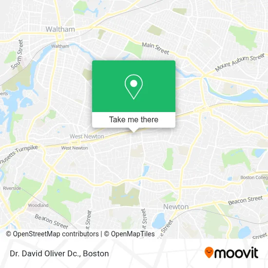 Dr. David Oliver Dc. map