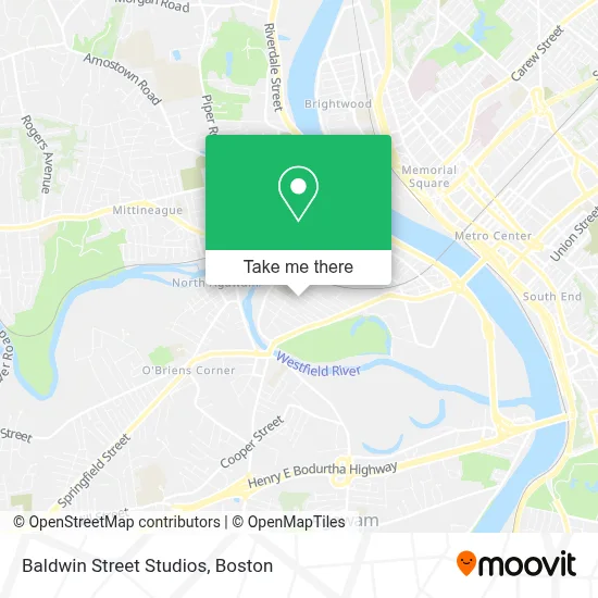 Baldwin Street Studios map