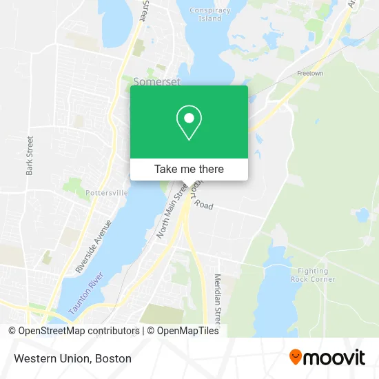 Western Union map