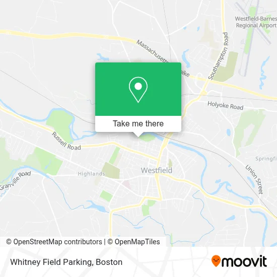 Whitney Field Parking map