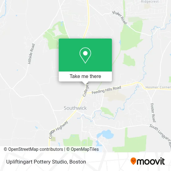 Upliftingart Pottery Studio map
