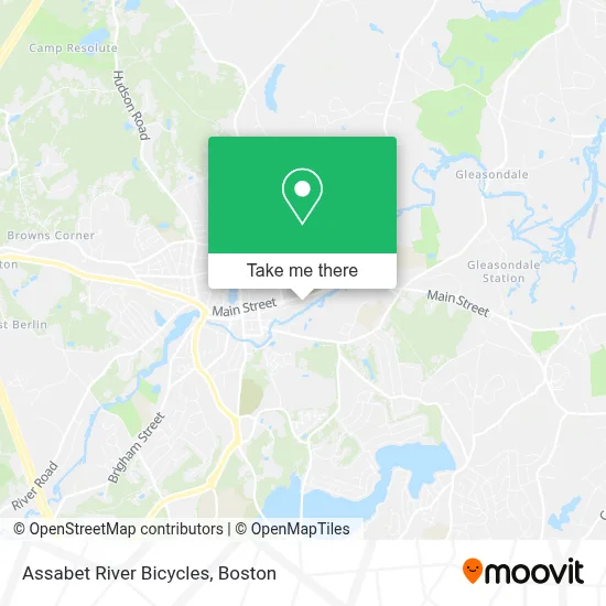 Assabet River Bicycles map