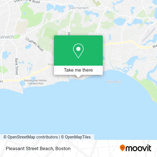 Pleasant Street Beach map