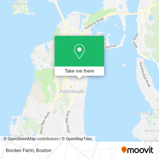 Borden Farm map
