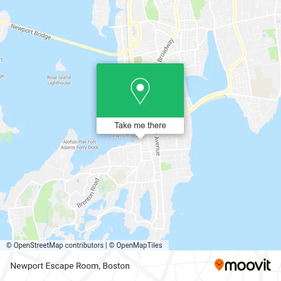 Newport Escape Room map