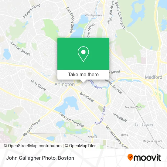 John Gallagher Photo map