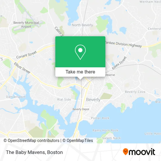 The Baby Mavens map