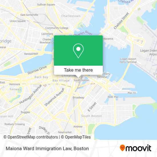Maiona Ward Immigration Law map