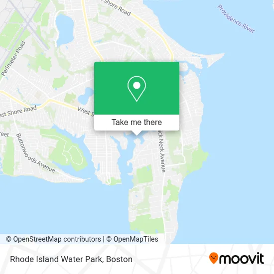 Rhode Island Water Park map