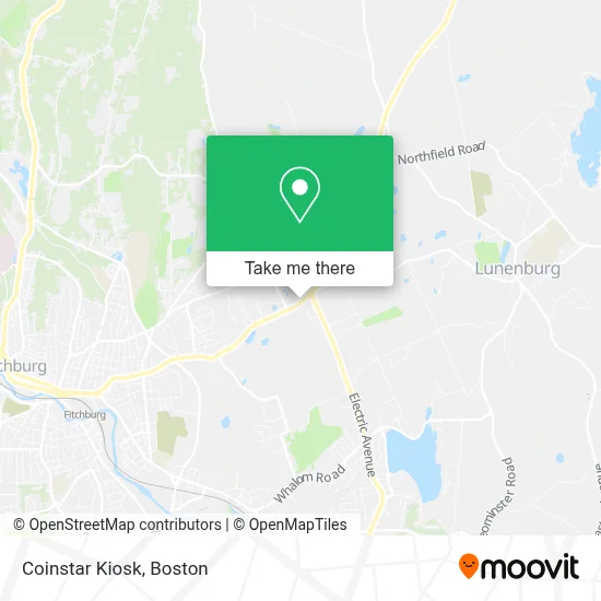 Coinstar Kiosk map