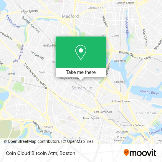 Coin Cloud Bitcoin Atm map