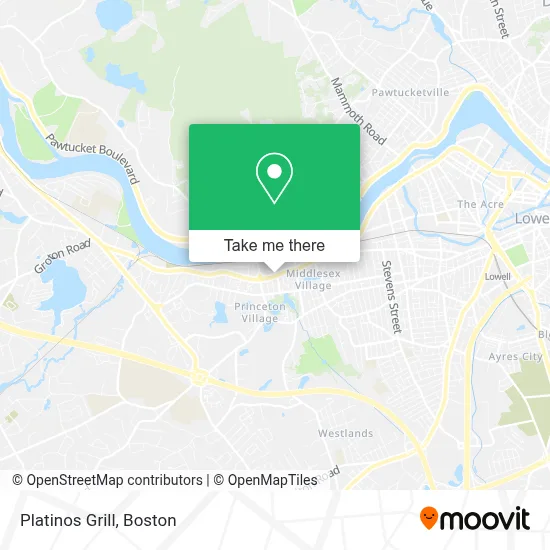 Platinos Grill map