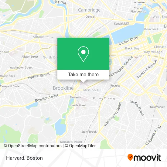 Harvard map