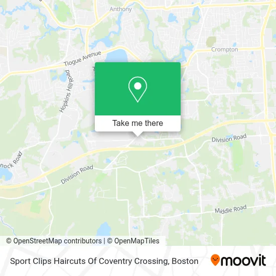 Sport Clips Haircuts Of Coventry Crossing map