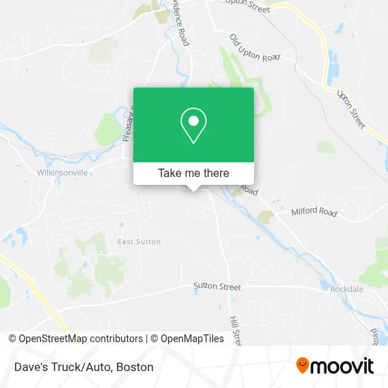 Dave's Truck/Auto map