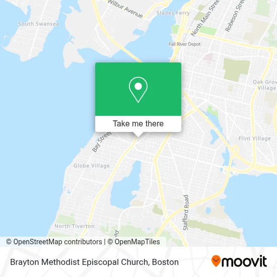Brayton Methodist Episcopal Church map
